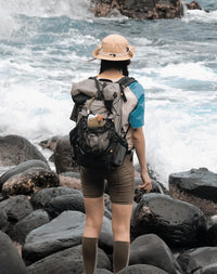 BISINNA Camping Backpack 25+10L Ultralight Travel Bag for Men Women Large Capacity Outdoor Sports Climbing Hiking Backpack - Buy online at  Vibe In Cart.