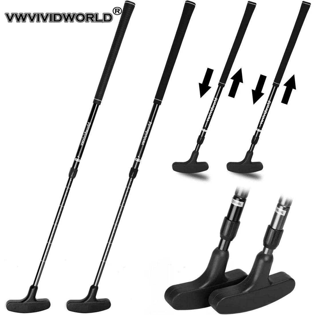 Adjustable Golf Putter with 21-37 Inch Length for Right or Left Handed Users