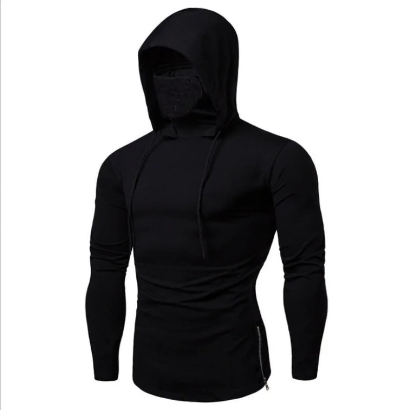 2025 Men Balaclava Zip Hoodie Winter Warm Casual Sweatshirt with Hooded Face Mask Zipper Design Sports Jacket Outdoor Activities - Buy online at  Vibe In Cart.