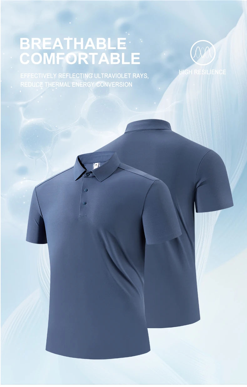 SBWL High quality gym new light fast dry elastic high quality outdoor sports golf running sports POLO shirt fashion casual shirt - Buy online at  Vibe In Cart.