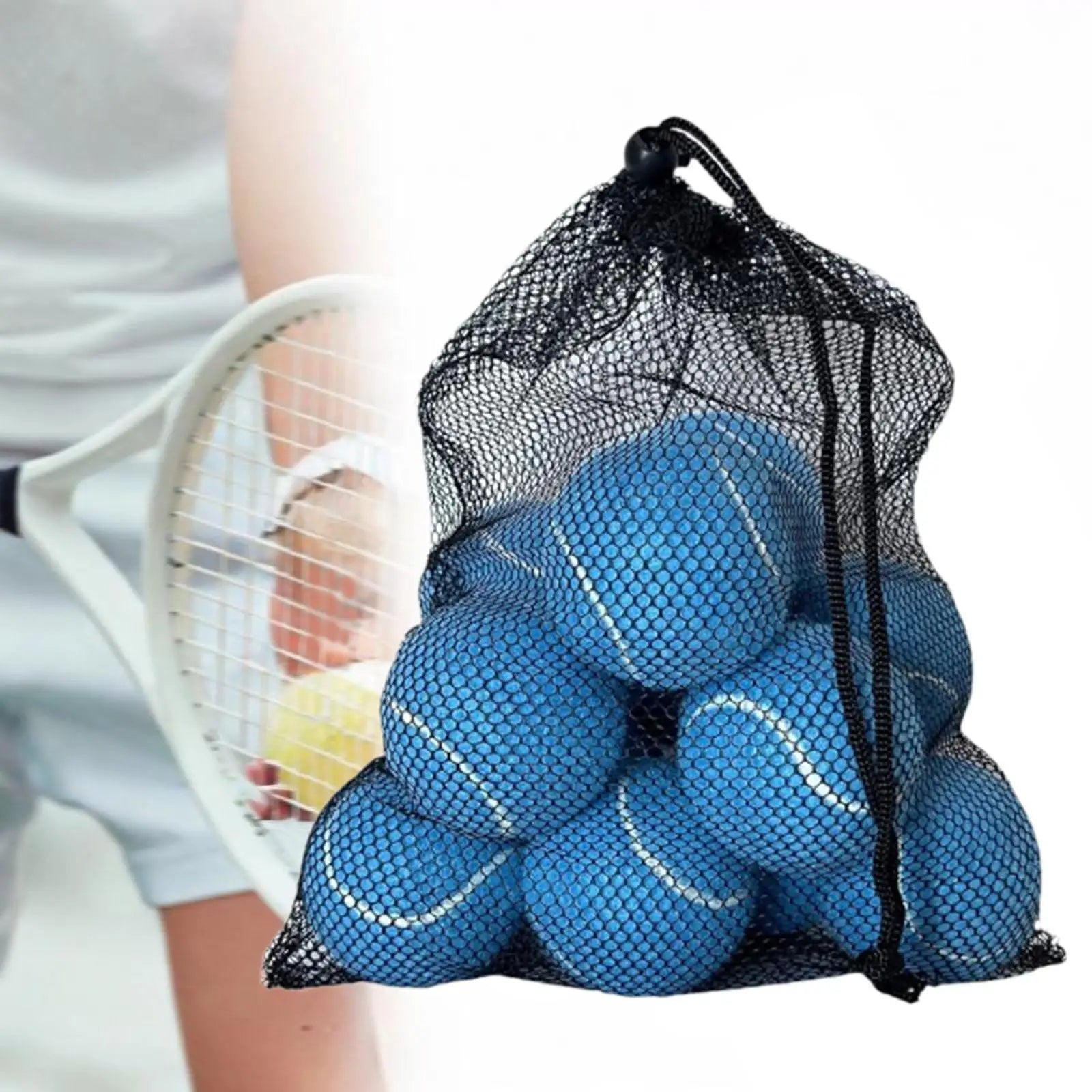 12 Pieces Tennis Balls 2.52" Diameter Workout Playing Balls for Playing with Dogs Racquet Sports Entertainment Outdoor Beginners - Buy online at  Vibe In Cart.