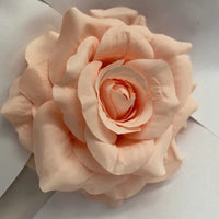 11cm Cotton Artificial Rose Flower Head Decoration