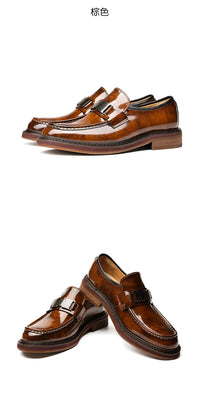 Leather Men Formal Shoes Luxury Brand 2025 Men's Loafers Dress Moccasins Breathable Slip on Brown Driving Shoes Plus Size 37-45 - Buy online at  Vibe In Cart.