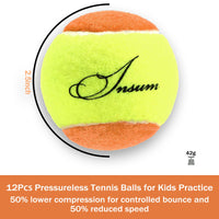 12PCS 2.5inch Low Compression Tennis Balls for Pet Dog Child Training Practice Transition Tennis Balls - Buy online at  Vibe In Cart.