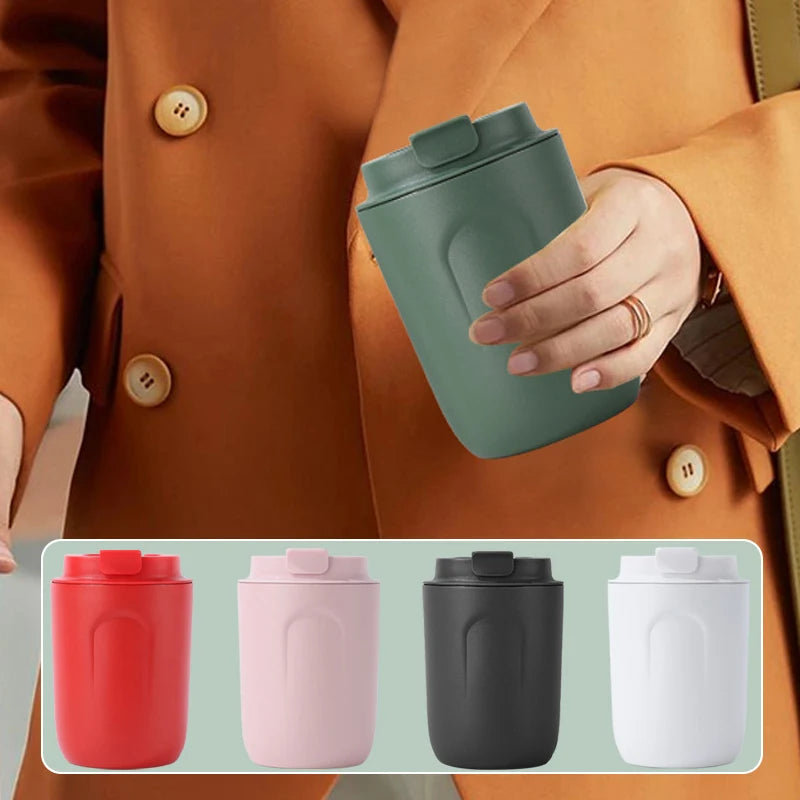 Mini Thermos Bottle Coffee Mug Stainless Steel Cup Thermal Leakproof Vacuum Flask Double Wall Tumbler Insulated Travle Drinkware - Buy online at  Vibe In Cart.