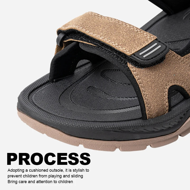 Summer Men' Sandals Breathable Outdoor Men's Casual Sandalies Shoes Fashion Beach Slippers Size 40-46 - Buy online at  Vibe In Cart.