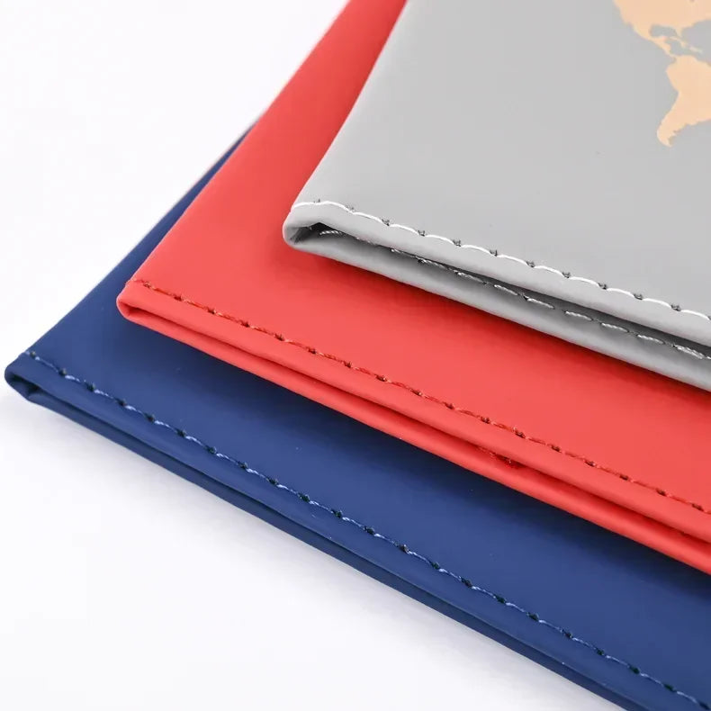 Slim Polyester Passport Cover Travel Wallet Card Case