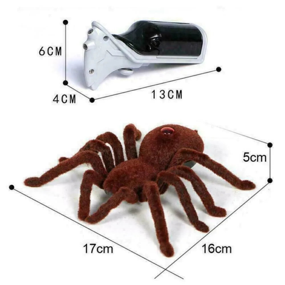 Spider Tricky Toys April Fools ' Day Spider Toy Simulation Spider Remote Control Spider Scary Toy