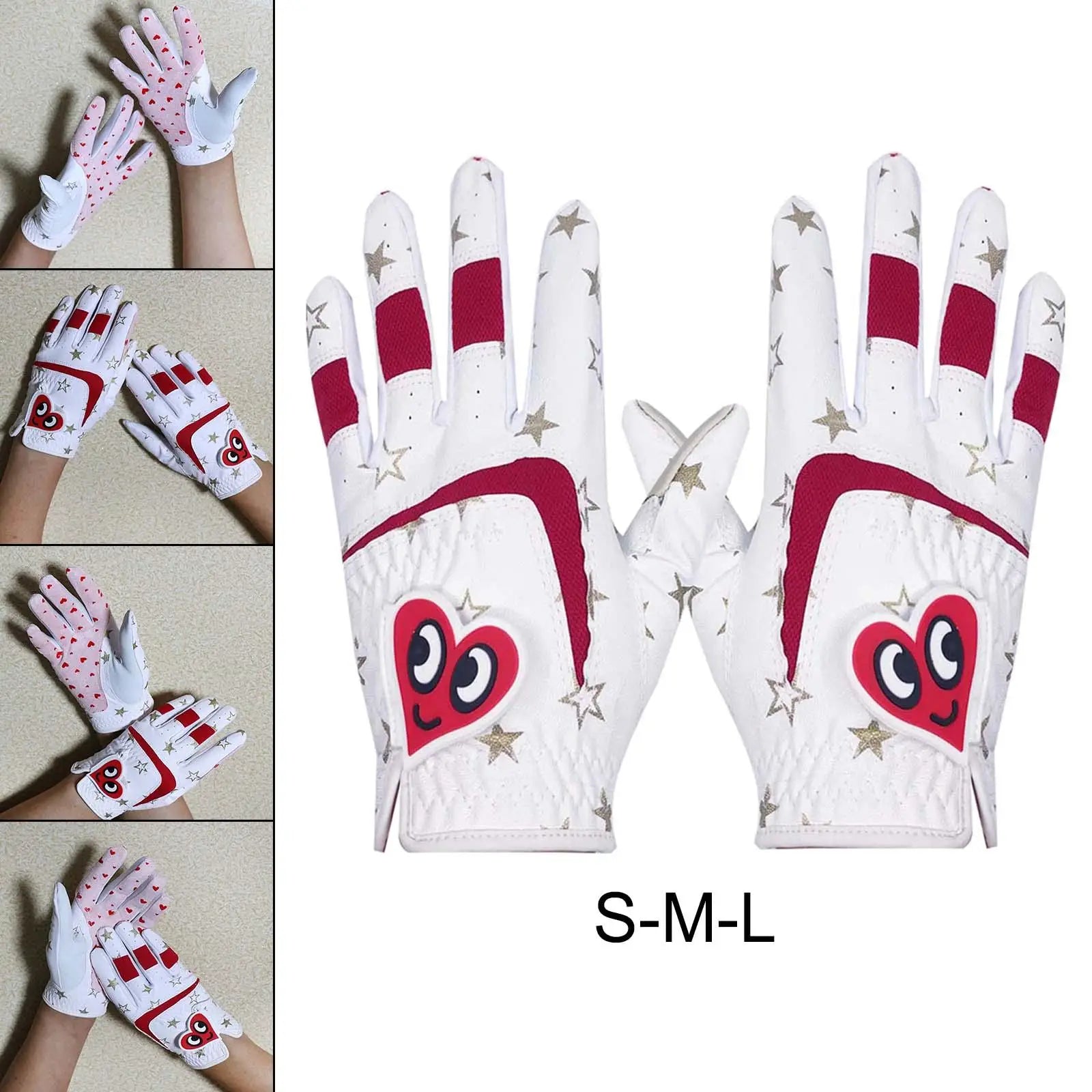 2 pcs Kids Golf Gloves Premium Leather Non Left Hand and Right Hand for Junior - Buy online at  Vibe In Cart.
