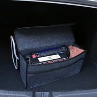 1PC Dark gray car felt storage box car storage bag enlarged and thickened soft felt storage box household storage box - Buy online at  Vibe In Cart.