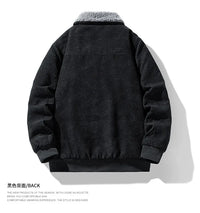 2025 Winter Collar Corduroy Jacket for Men, Casual, Comfortable, Loose, High Quality, Simple, Versatile,and Plush Jacket for Men - Buy online at  Vibe In Cart.