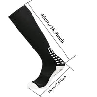 Anti Slip Soccer Knee Socks,Non Slip Football/Basketball/Hockey Sports Grip Socks A Pair - Buy online at  Vibe In Cart.