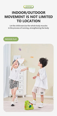 Air Discs Launcher Childern Toys Indoor Outdoor Games Soaring Machine Flying Disc Saucer Foot Launcher Kids Jump Spoorts Toy