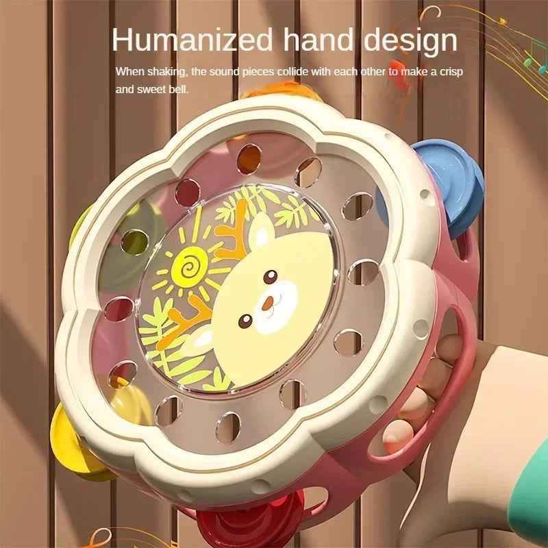 Baby Musical Instruments Drum Toys Montessori Learning Toys for Toddlers 1-3 Baby Early Hand Development Interactive Music Toys