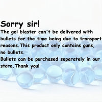 Electric Gel Gun in Transparent Black! Fully Automatic Splatter Ball Toy, Perfect for Outdoor Shooting Games (No Bullets) - Buy online at  Vibe In Cart.