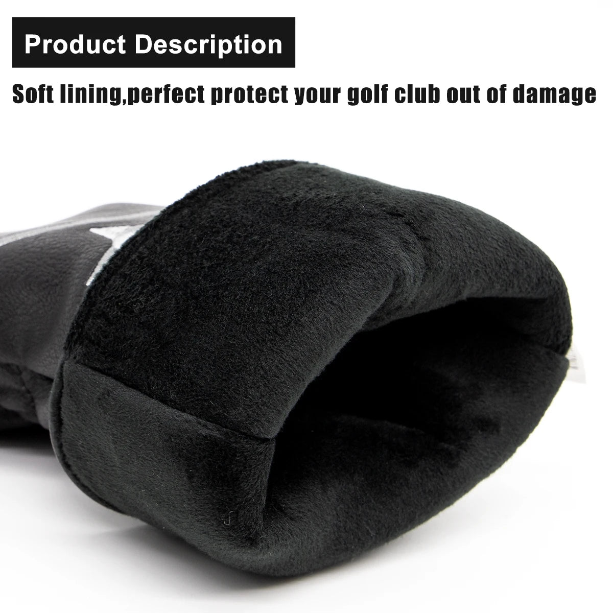 Golf Club headcover Set Aliennana Black Ninja Driver Head Cover Fairway Golf Headcvoer Hybird Blade putter Mallet Putter Covers - Buy online at  Vibe In Cart.