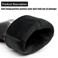 Golf Club headcover Set Aliennana Black Ninja Driver Head Cover Fairway Golf Headcvoer Hybird Blade putter Mallet Putter Covers - Buy online at  Vibe In Cart.