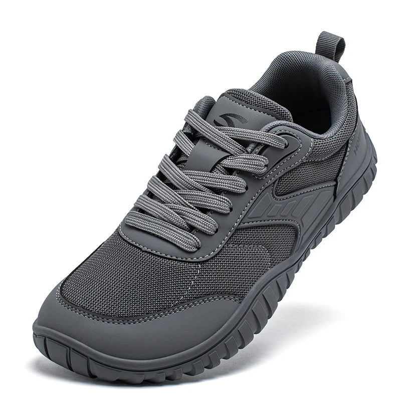 Minimalist Wide Toe Artificial Leather Casual Shoes for Men and Women