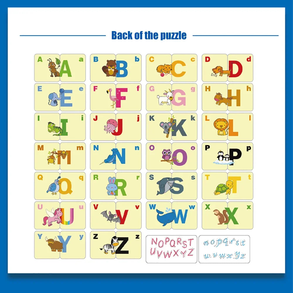 Baby Cognition Puzzle Toys Toddler Kids Iron Box Cards Matching Game Cognitive Card Car Fruit Animal Life Puzzle Gift