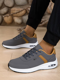 Men's Waterproof Non-Slip Casual Sports Shoes Lace-Up