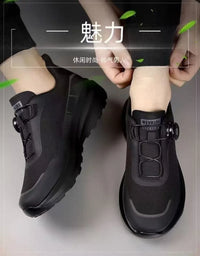 Original New Men Rotating-button Driving Sneakers Platform Casual Walking Shoes Outdoor Wear-resistant Running Sports Shoes Plus - Buy online at  Vibe In Cart.