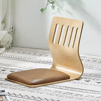 Legless Lazy Tatami Chair with Faux Leather Cover for Living Room