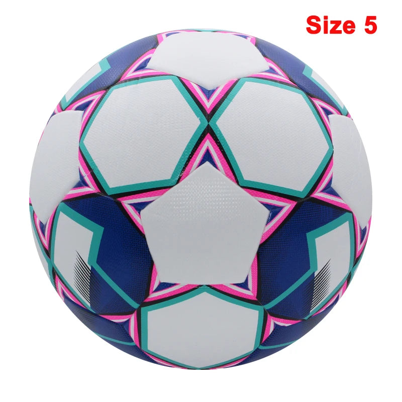 Soccer Balls, Size 5 and Size 4, PU Material, Seamless Design