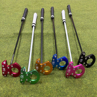 Right-Handed Golf Putter with Steel Shaft, 33-36 Inches, Black White