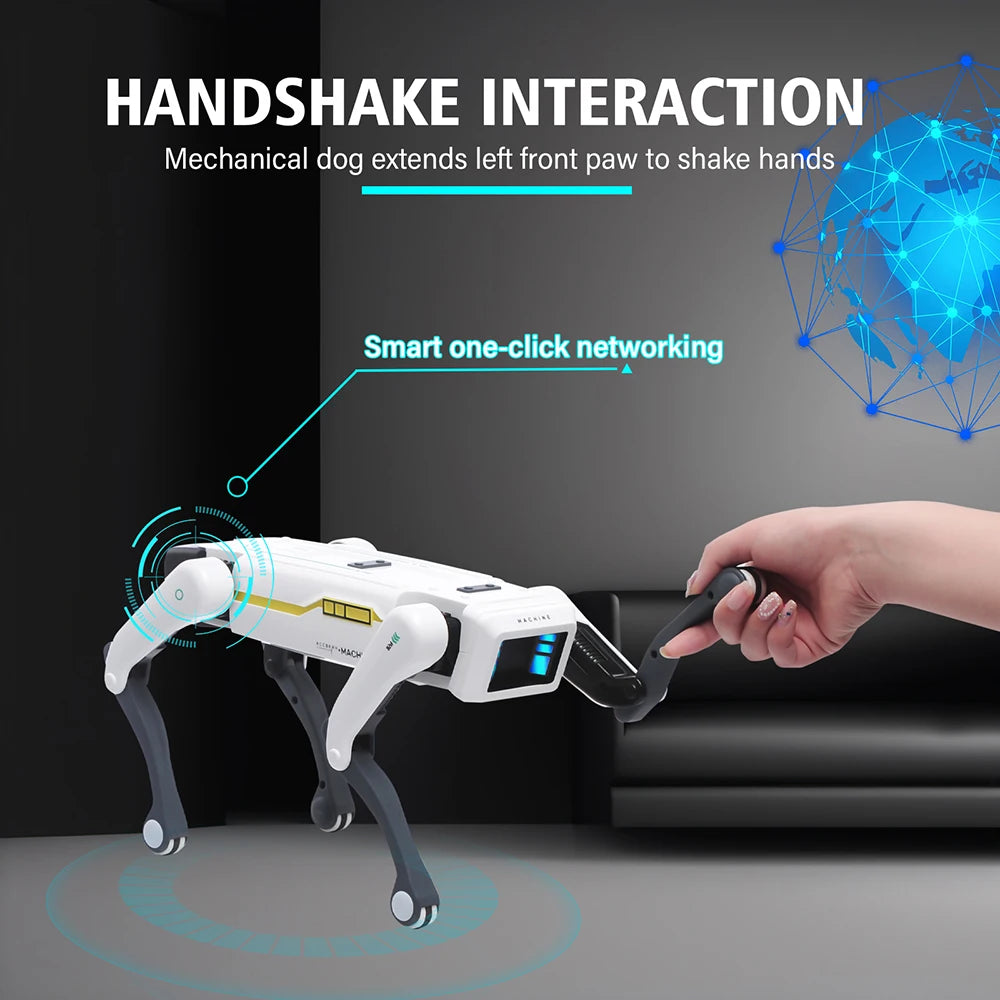 Robot Dog Toy with Programmable Remote Control and Voice Interaction