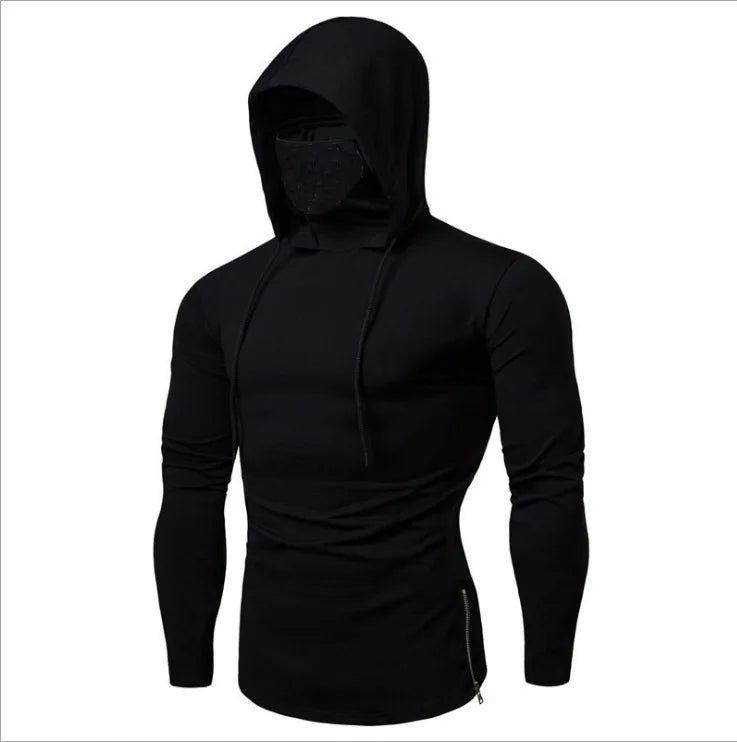 2025 Men Balaclava Zip Hoodie Winter Warm Casual Sweatshirt with Hooded Face Mask Zipper Design Sports Jacket Outdoor Activities - Buy online at  Vibe In Cart.
