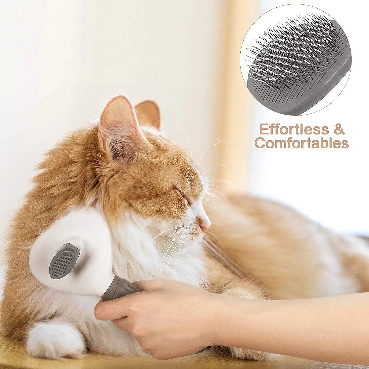 Pet Dog Brush Cat Comb Self Cleaning Pet Hair Remover Brush For Dogs Cats Grooming Tools Pets Dematting Comb Dogs Accessories - Buy online at  Vibe In Cart.