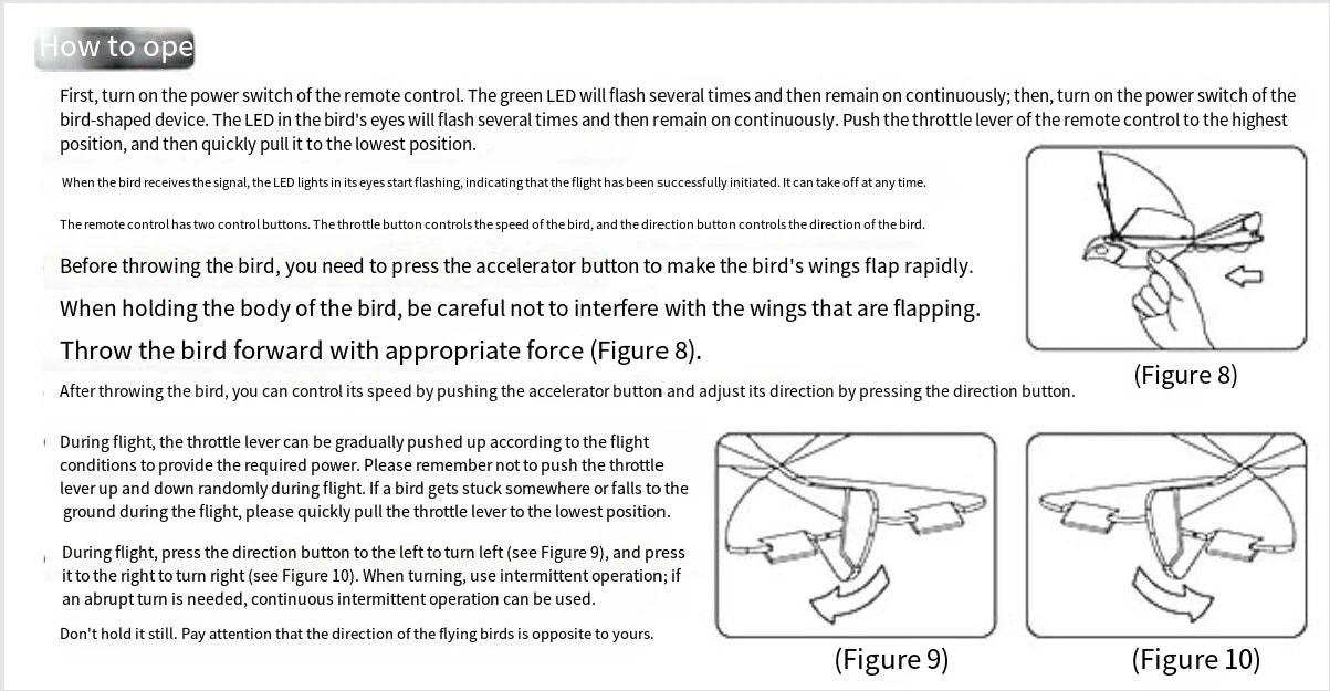 Children RC 2.4GHz Airplane RC Bird Remote Control Toys e-Bird Flying Birds Electronic Mini Drone Toys For Gifts Boys Girls