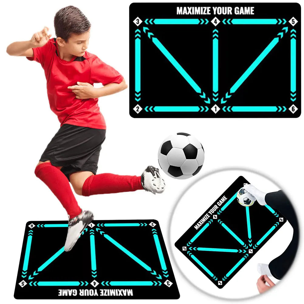 Foldable Football Mat Non-Slip Football Footstep Training Rug Wear-Resistant Ball Control Footstep Mat Gifts for Football Lovers - Buy online at  Vibe In Cart.