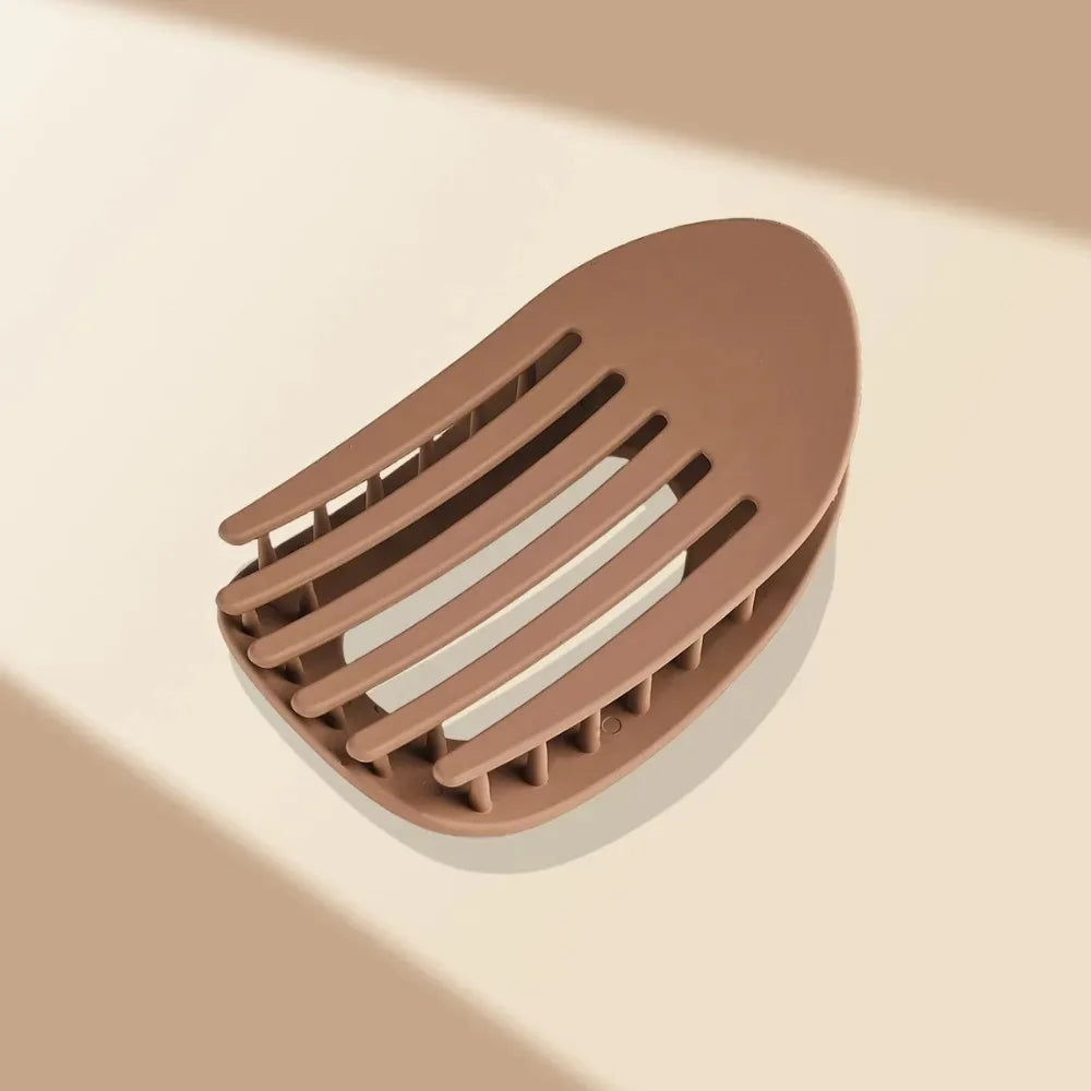 PC Hair Claw Clip for Women New Design Leopard Matte Curved Flat Styling Barrettes Acrylic Lying Down Hair Accessories - Buy online at  Vibe In Cart.