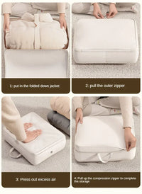 Foldable Polyester Compression Packing Bag for Clothes and Travel Storage, 1-10 Pieces