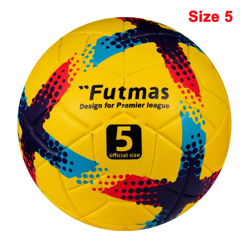 Soccer Balls, Size 5 and Size 4, PU Material, Seamless Design
