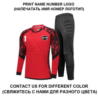 Children's Long Sleeve Protective Goalkeeper Jersey for Football