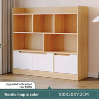 Multi-Grid Storage Cabinet with Multi-Layer Shelves for Home