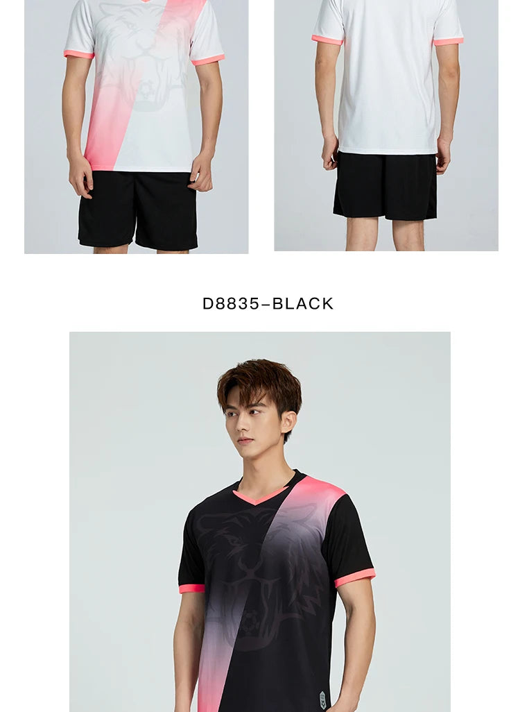 Unisex Soccer Uniform Jersey and Shorts Set for Futsal Training