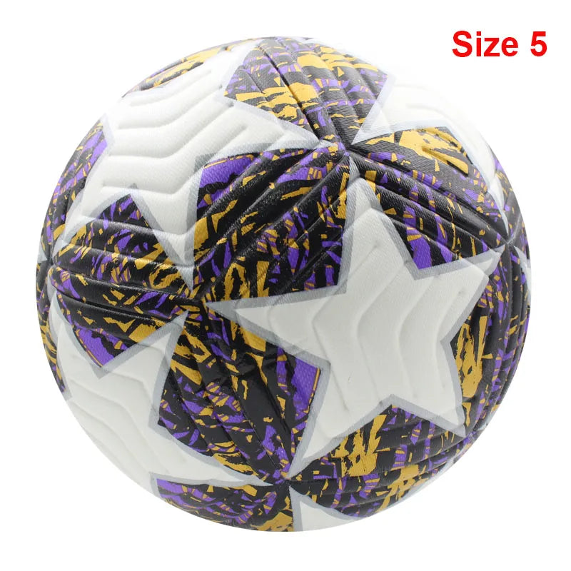 Soccer Ball Seamless PU Material Sizes 4 and 5