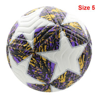 Soccer Ball Seamless PU Material Sizes 4 and 5