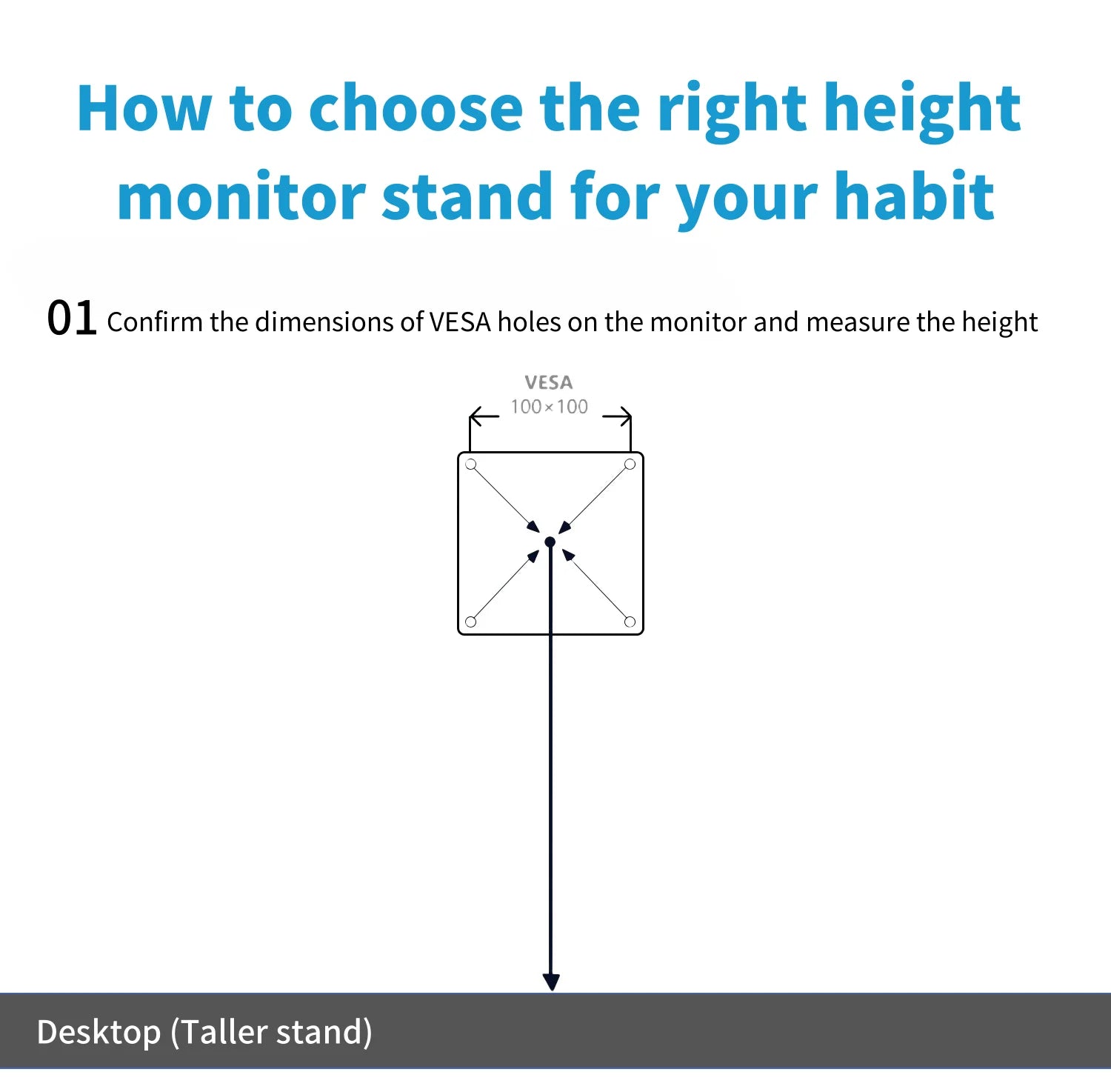 Aluminum Alloy Monitor Arm for 24-34 Inch Screens with Lift and Rotate