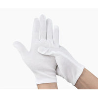 5Pair White Cotton Gloves Full Finger Men Women Waiters/drivers/Jewelry/Workers Mittens Sweat Absorption Gloves Hands Protector - Buy online at  Vibe In Cart.