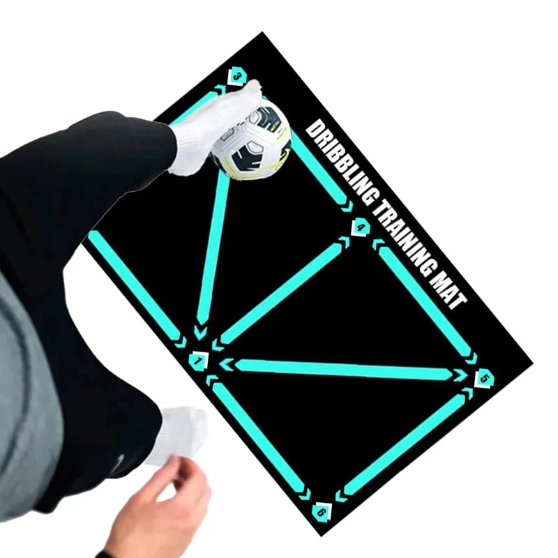 Durable non-slip football training mat Foldable carpet dribbling football training mat children's football indoor equipment - Buy online at  Vibe In Cart.