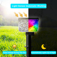 1/2/4PCS Solar Power Light Adjustable Light Temperature Solar Garden Light outdoor IP65 Solar Lamp Super Bright Solar Spotlight - Buy online at  Vibe In Cart.
