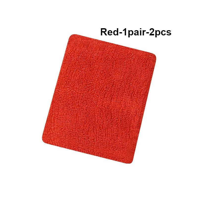 Wrist Sweatbands Breathable Nylon 1 Pair For Tennis Basketball Running