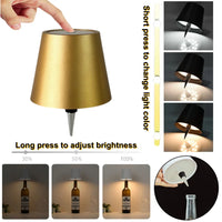 Wireless LED Wine Bottle Light Rechargeable Vases Table Lamp Touch Switch Night Light for Cafe Bar Club Hotel Restaurant Decor - Buy online at  Vibe In Cart.