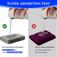 New Hot 1Pairs 2Pcs Set Breathable Cotton Wrist Sweatbands Sweat Absorbent Wristbands for Tennis Football Basketball Running Gym - Buy online at  Vibe In Cart.