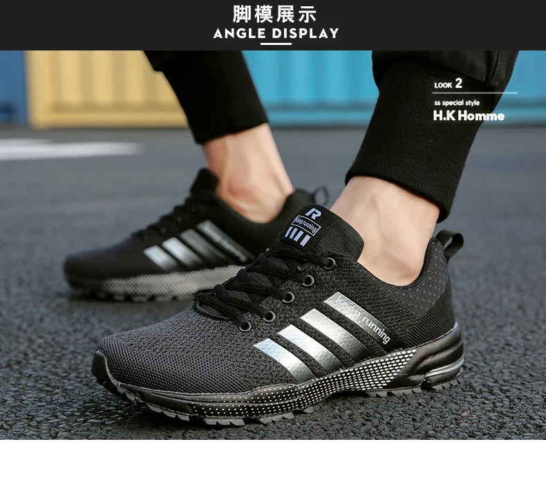 New fashionable plus-size men's casual sports shoes, walking and running shoes, tennis vulcanized men's shoes - Buy online at  Vibe In Cart.