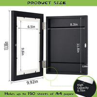 Children Drawing Frame A4 Wooden poster frame for walls Children's Art frame Changeable Kids Pictures Display Frames Home Decor - Buy online at  Vibe In Cart.